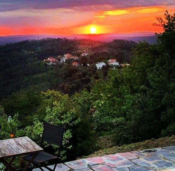Bela Vista Alqueve - Traditional Stone House And Private Pool Arganil Bagian luar foto