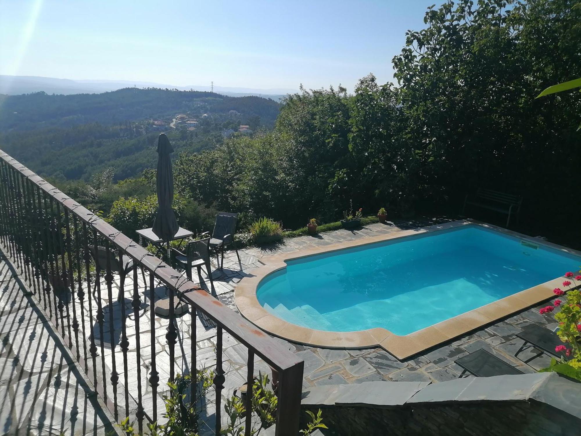 Bela Vista Alqueve - Traditional Stone House And Private Pool Arganil Bagian luar foto